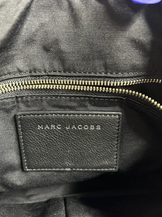 Marc Jacobs Leather Crossbody with Red & Blue Paint-Splatter - Picture 5 of 10